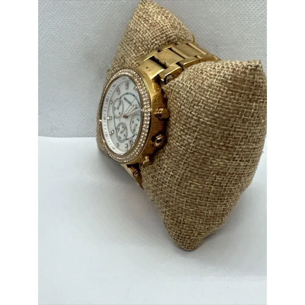 Michael Kors Parker MK5491 Women's Gold Stainless Steel Analog Dial Watch JNA370